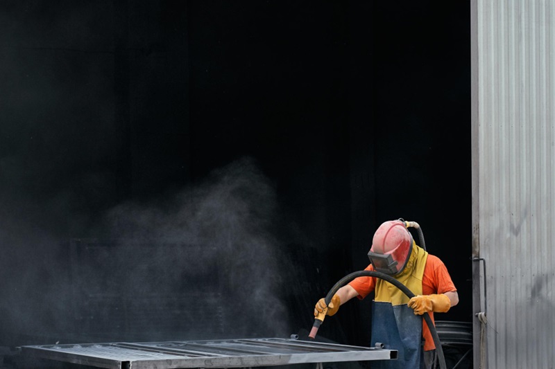 sandblasting