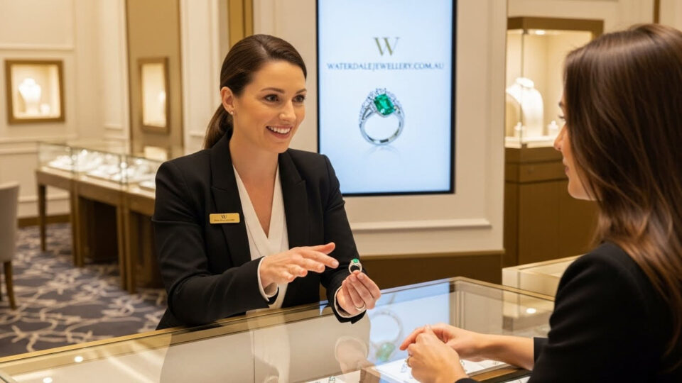 Emerald Ring with Diamonds