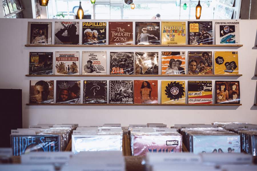 Vintage vinyl records in Melbourne