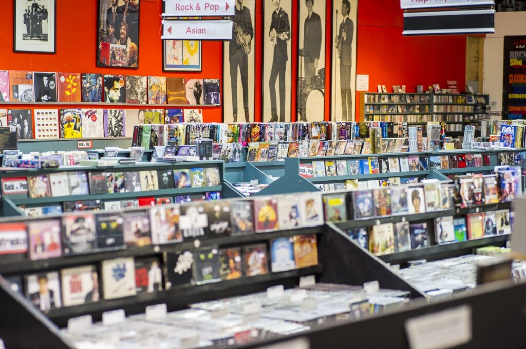 Vintage vinyl records in Melbourne